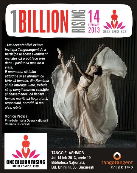 One Billion Rising, TangoTanget, Monica Petrica